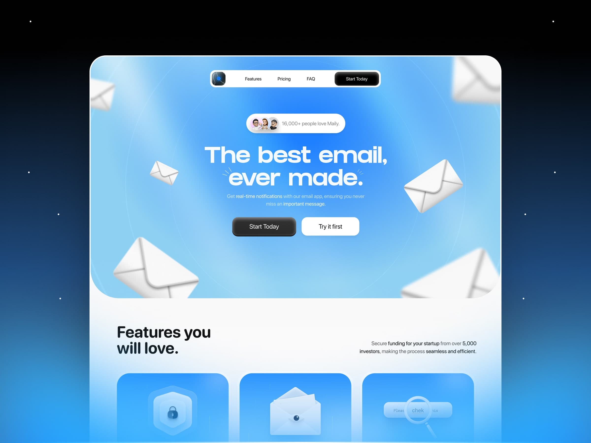 Maily - Modern SaaS Template - Image 1