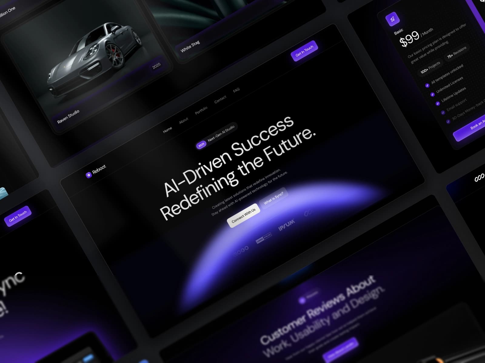 Nubien — AI Agency & Portfolio Landing Page - Image 1