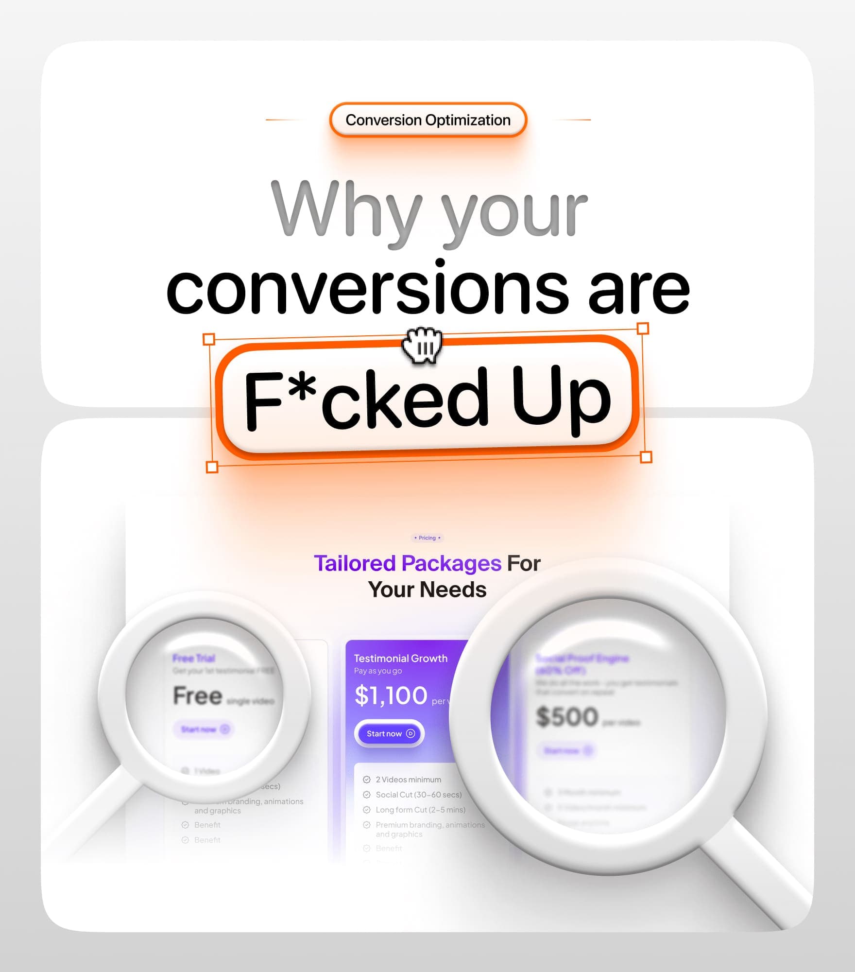 Why your conversion f**ck up