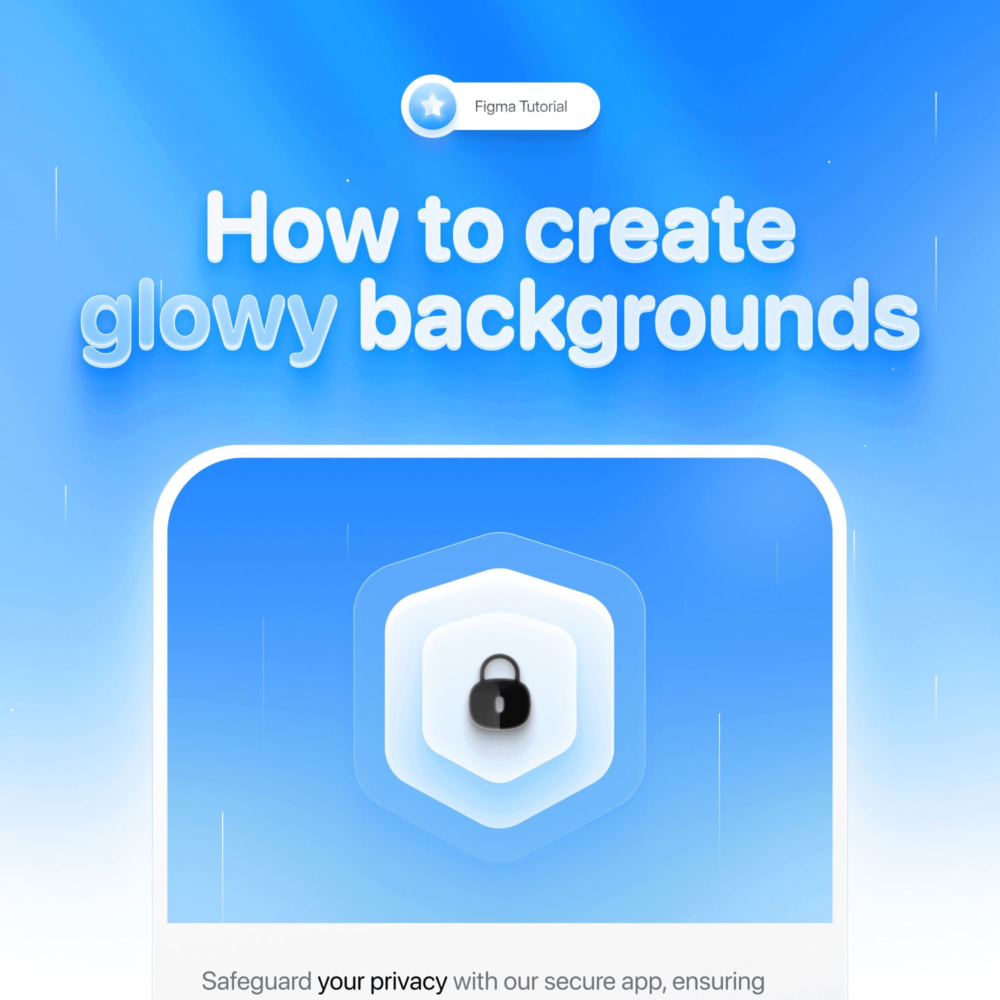 How to create such glowy backgrounds?